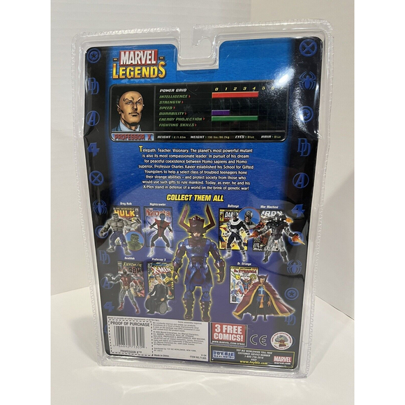 Professor X Marvel Legends Galactus Series Action Figure ToyBiz 2005 Comics BAF - Picture 3 of 7